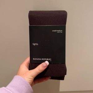 Banana Republic NEW Black eye/Brown tights